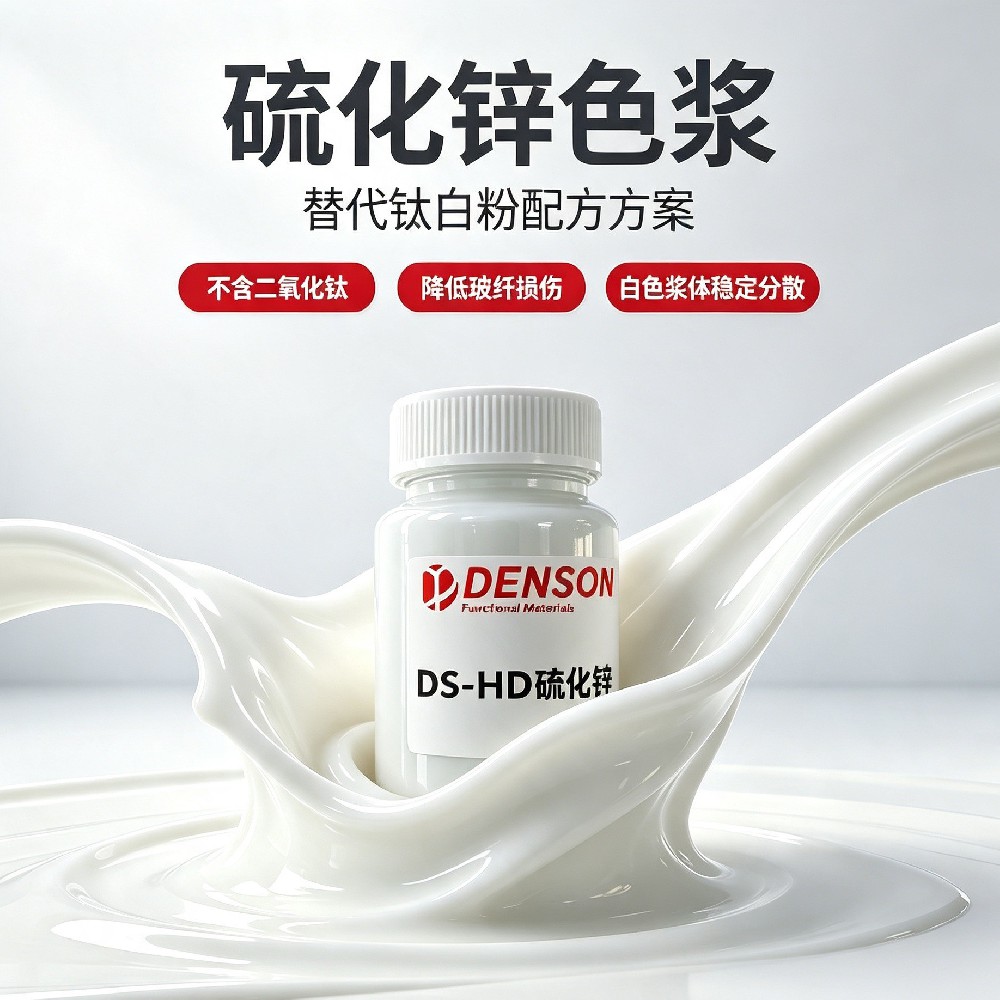 DS-HD硫化锌预制浆的应用、在复合材料领域对玻纤的保护性是非常显著的